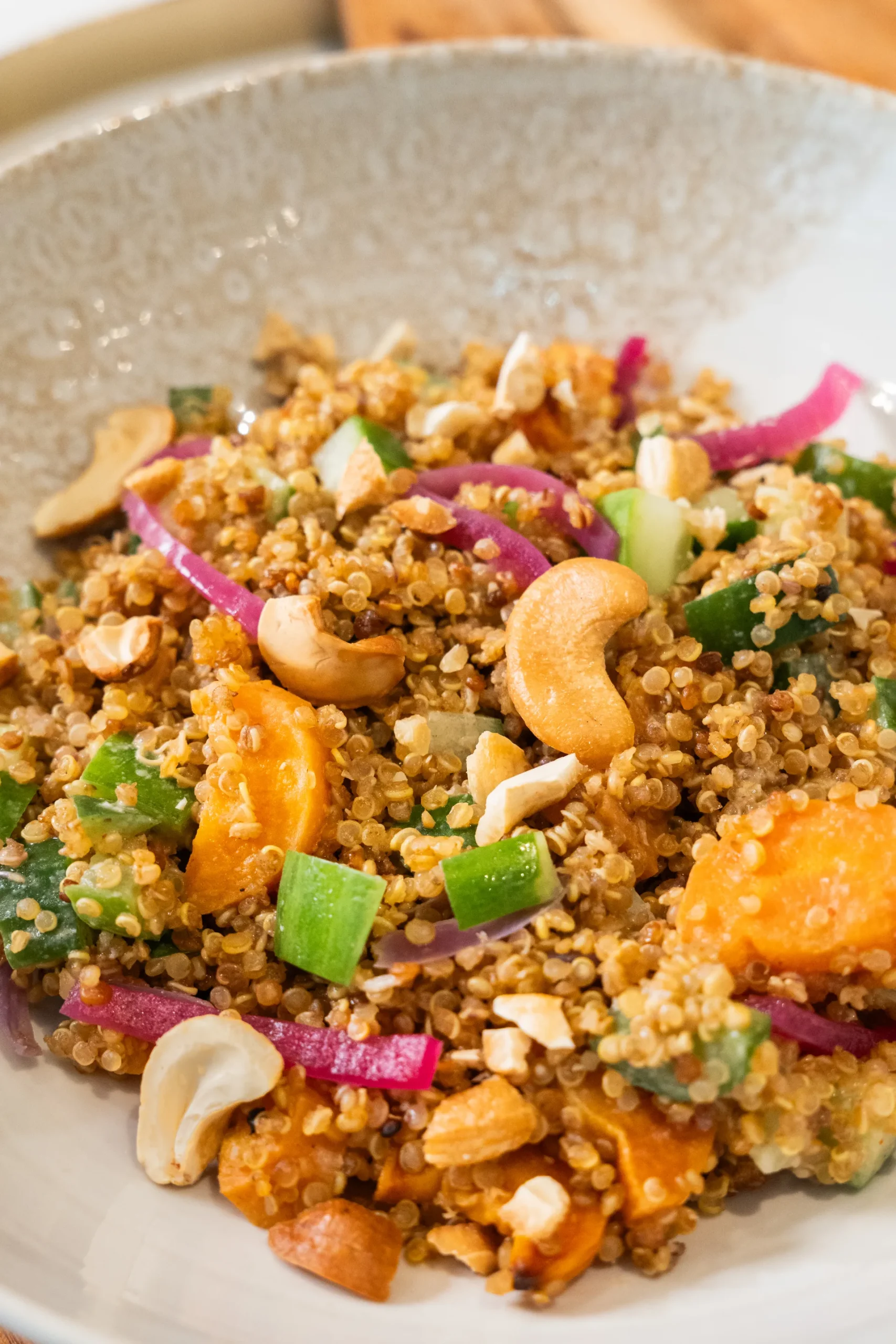 Salade de quinoa grillé