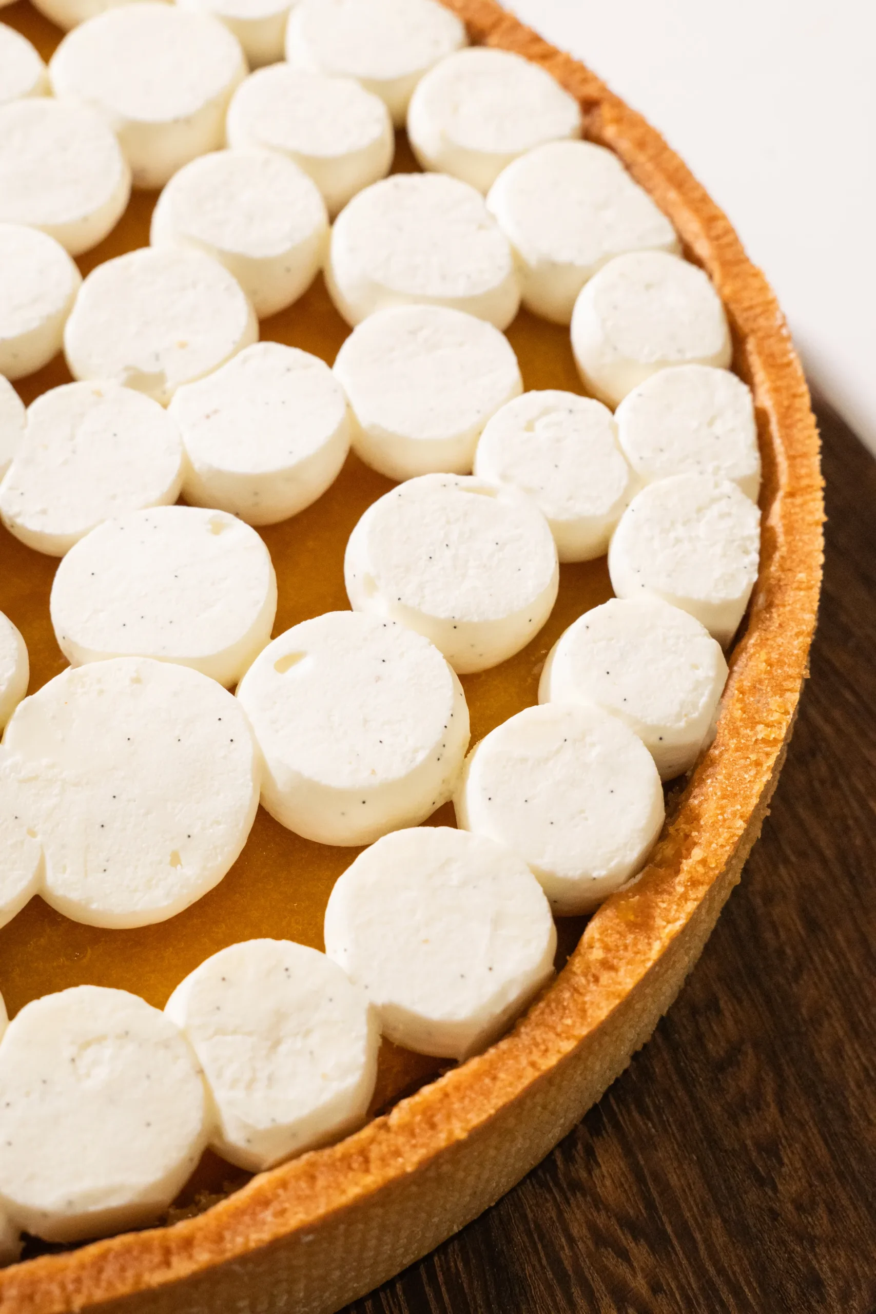 Tarte vanille & passion